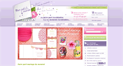 Desktop Screenshot of mon-petitmonde.com